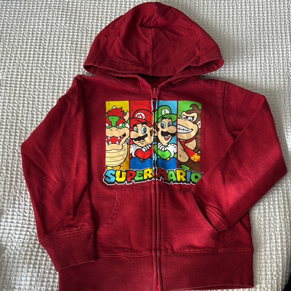 Nintendo Kids Red Hoodie